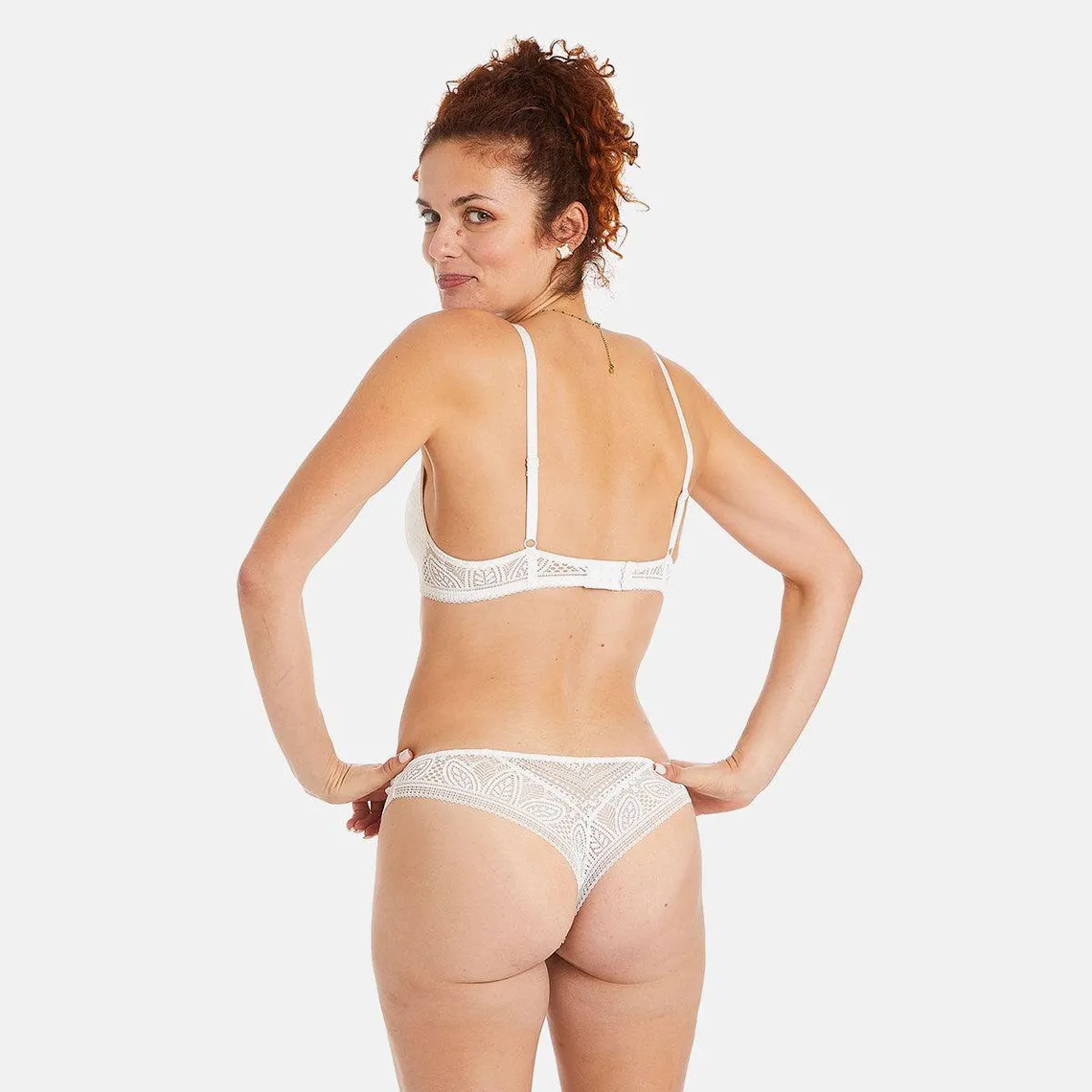 Soutien-gorge souple ivoire Etoile blanc | 3 Suisses