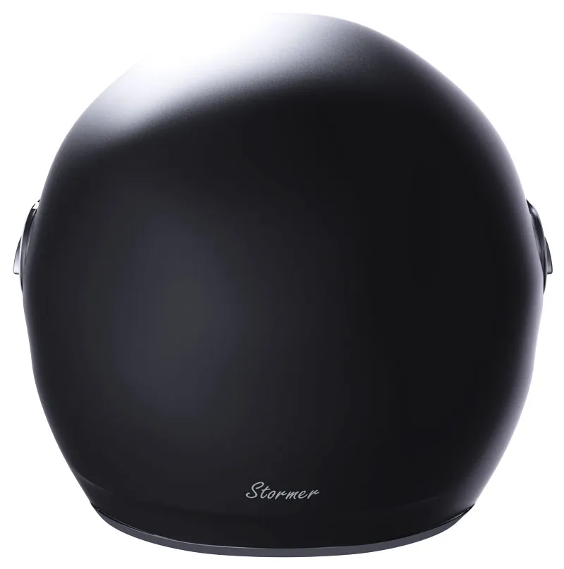 Stormer Clyde noir mat, casque jet scooter ECE 22 06