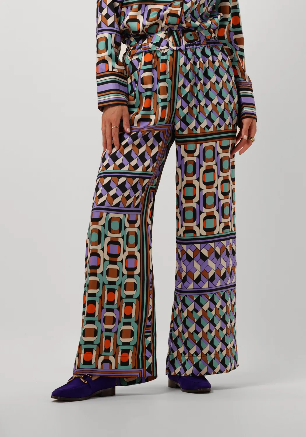 suncoo pantalon large jairo en multicolore