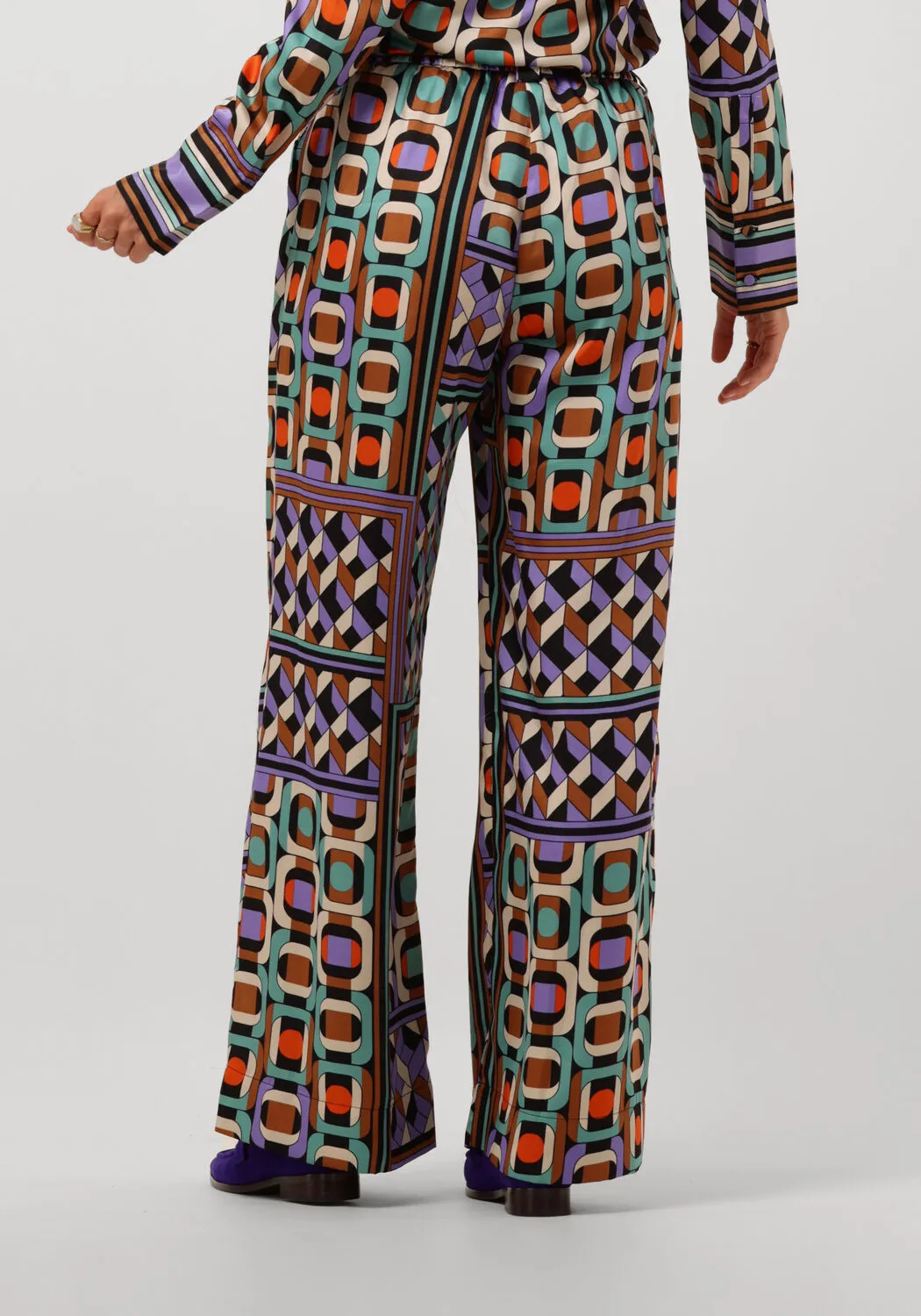 suncoo pantalon large jairo en multicolore