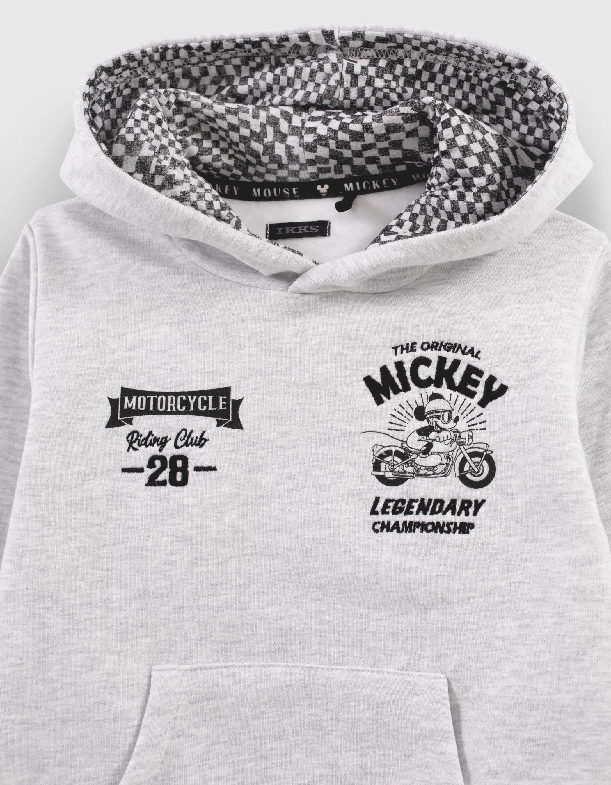 Sweat gris Mickey embossé dos IKKS - MICKEY garçon