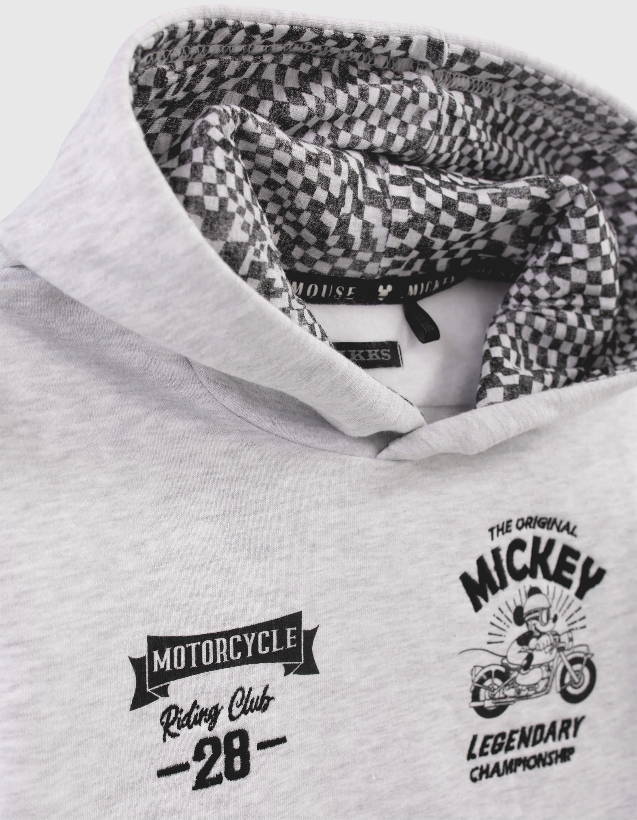 Sweat gris Mickey embossé dos IKKS - MICKEY garçon