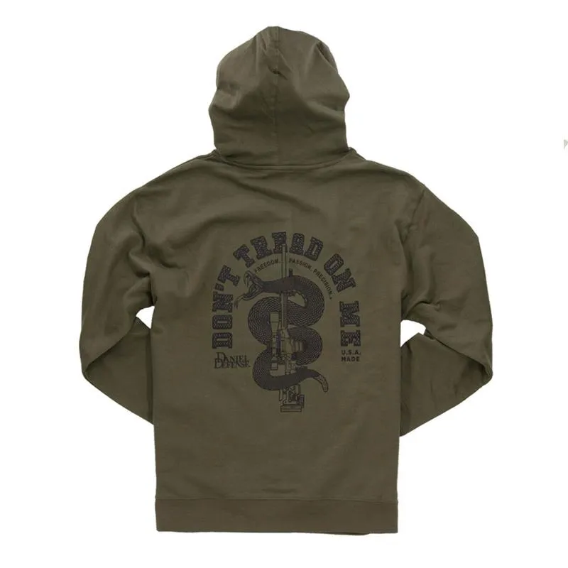 SWEAT HOMME DANIEL DEFENSE PERFORMANCE DON'T TREAD ON ME - VERT