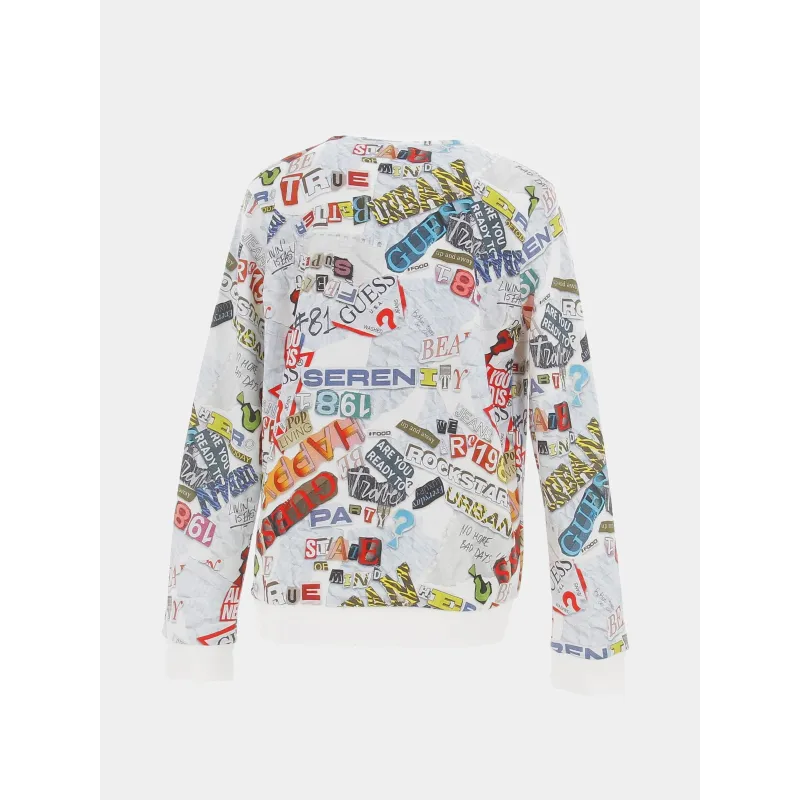 Sweat ls active top multicolore enfant - Guess | wimod