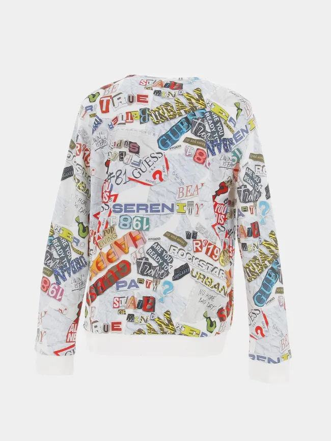 Sweat ls active top multicolore enfant - Guess | wimod