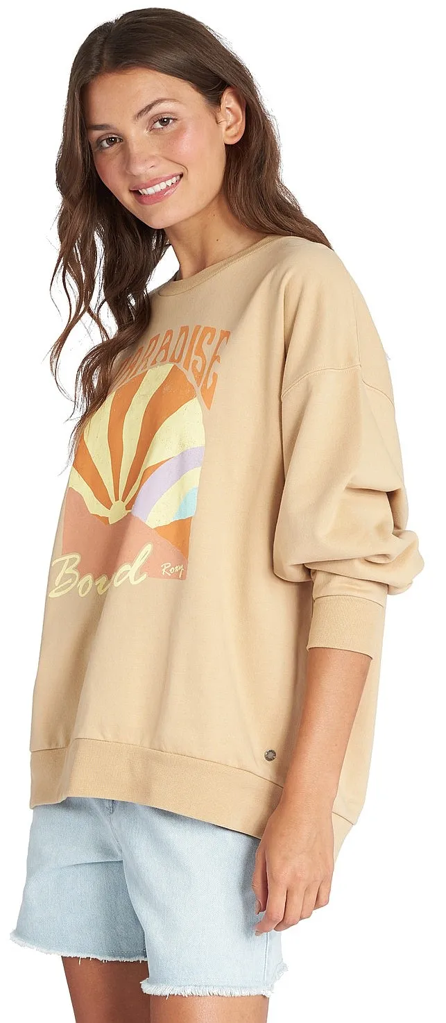 sweat-shirt Roxy Morning Hike B - TEH0/Tapioca - women´s