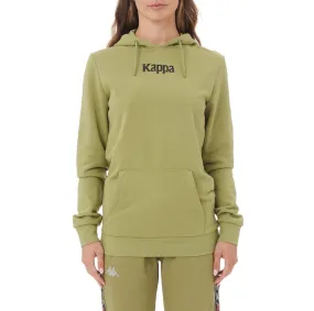 Sweatshirt Ambenja Vert femme