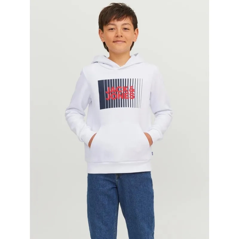 Sweatshirt bicolor kaki blanc enfant - Lacoste | wimod