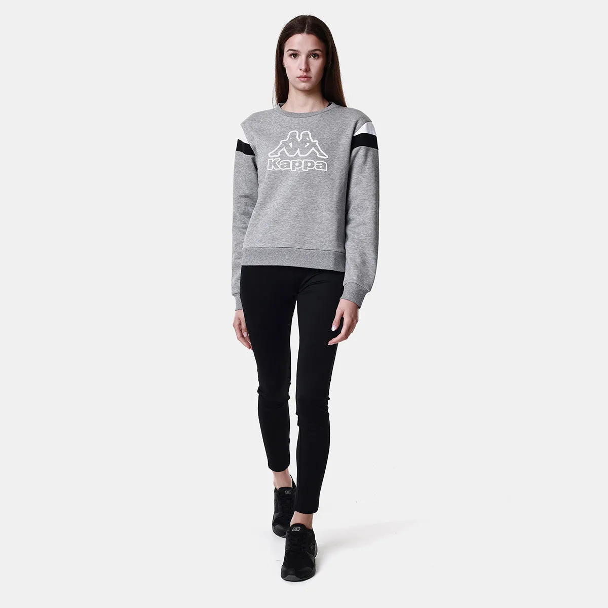 Sweatshirt Cyra Gris femme