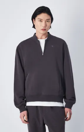 Sweatshirt demi-zippé avec logo ton sur ton | Champion France