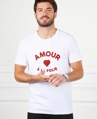 Sweatshirt homme Amour à la folie (plotter)