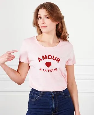 Sweatshirt homme Amour à la folie (plotter)