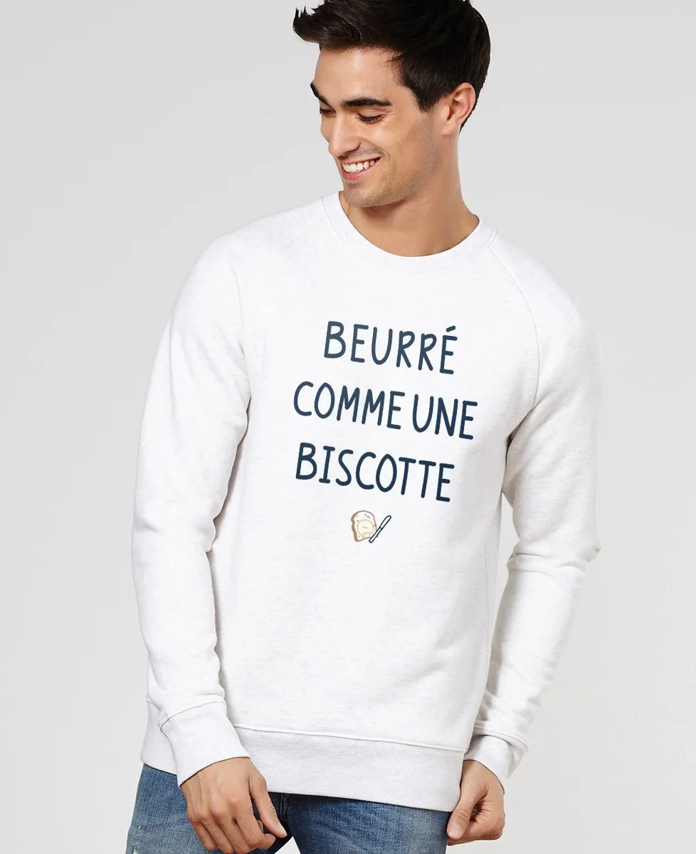 Sweatshirt homme Beurré comme une biscotte