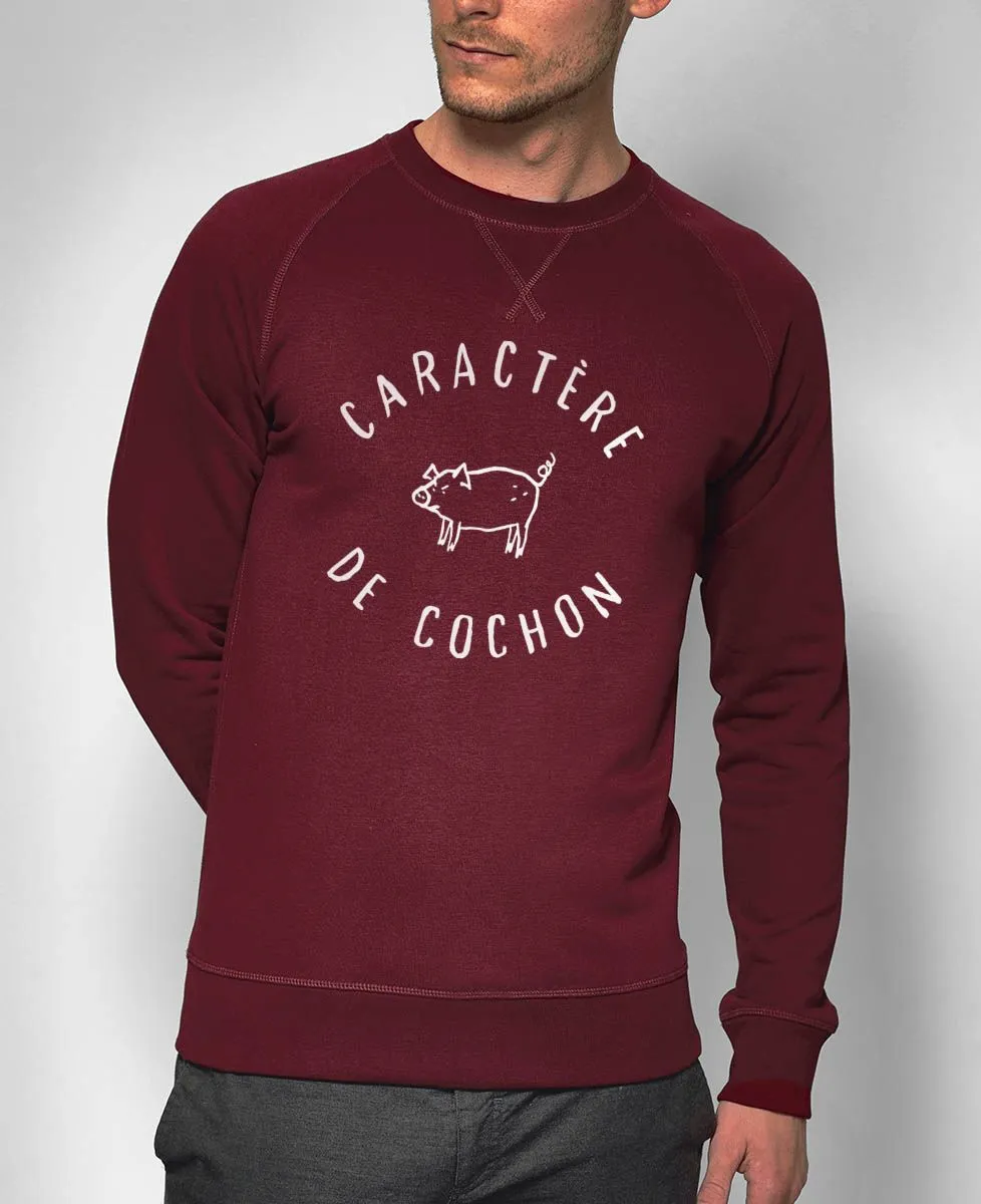 Sweatshirt homme Caractère de cochon