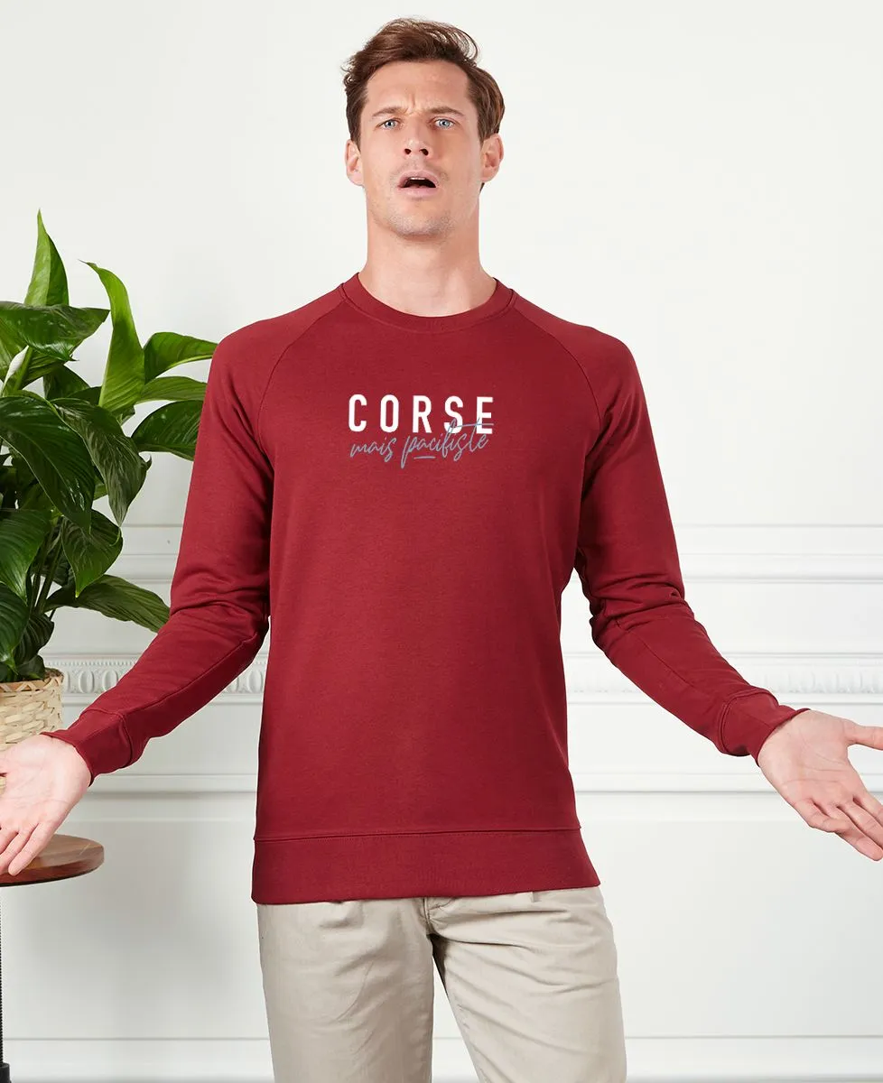 Sweatshirt homme Corse mais pacifiste