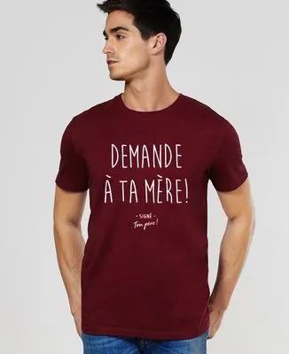 Sweatshirt homme Demande à ta mère II