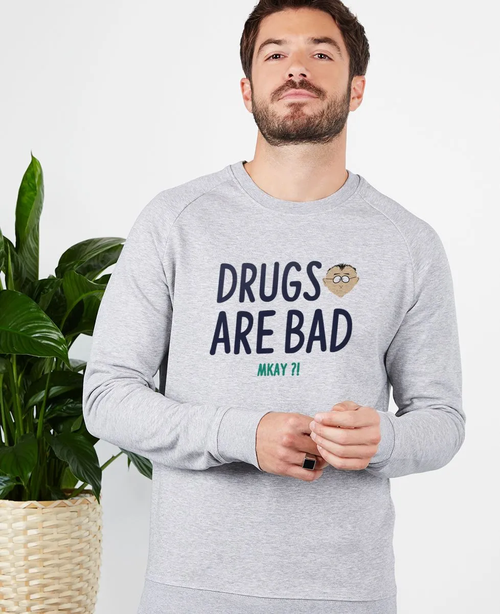 Sweatshirt homme Drugs are bad South Park