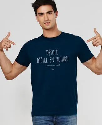 Sweatshirt homme Désolé d'être en retard