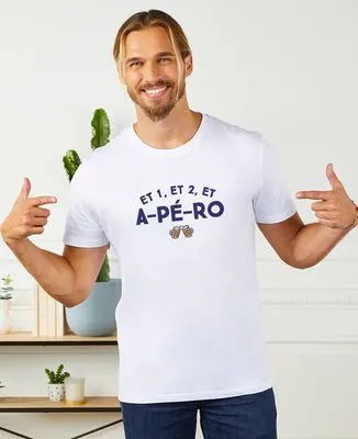 Sweatshirt homme Et 1 et 2 et apéro