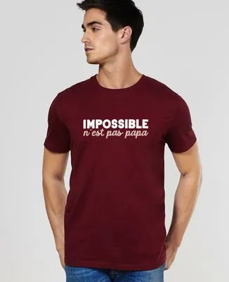 Sweatshirt homme Impossible n'est pas Papa