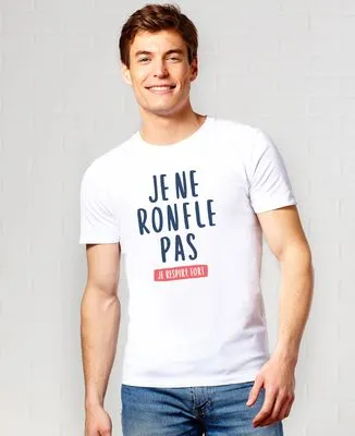 Sweatshirt homme Je ne ronfle pas je respire fort