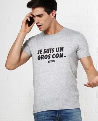 Sweatshirt homme Je suis un gros con