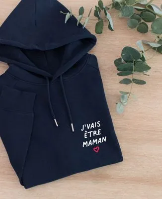 Sweatshirt homme J'vais être papa brodé