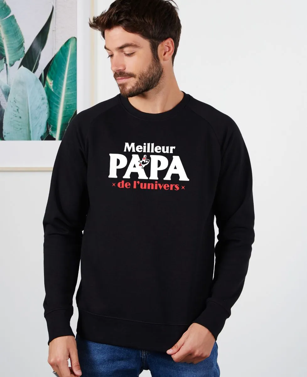 Sweatshirt homme Meilleur papa de l'univers