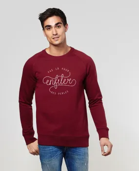 Sweatshirt homme Pas là pour enfiler des perles