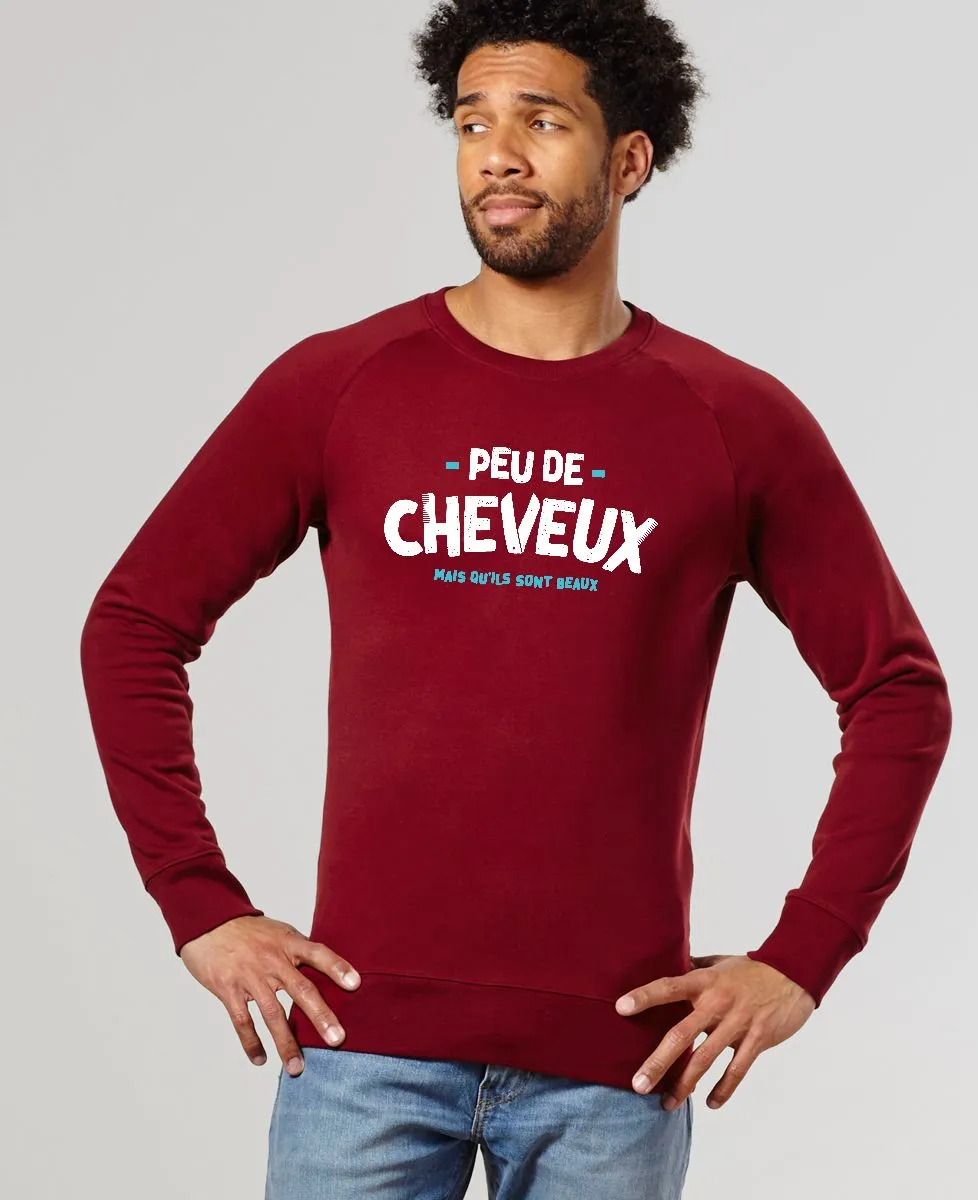 Sweatshirt homme Peu de cheveux mais qu'ils sont beaux