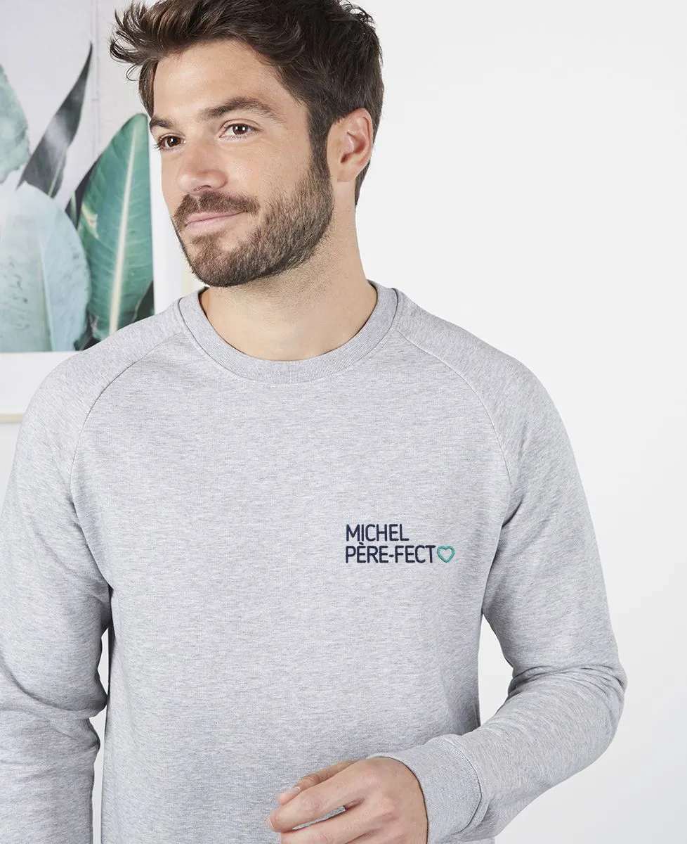 Sweatshirt homme Père-fect brodé personnalisé