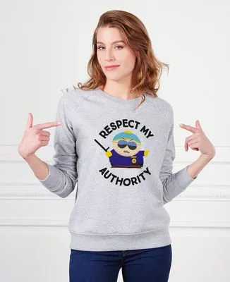 Sweatshirt homme Respect my authority (South Park)