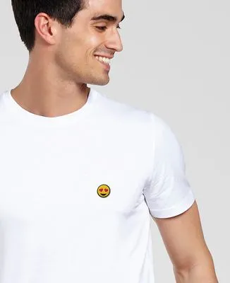 Sweatshirt homme Smiley coeur (brodé)