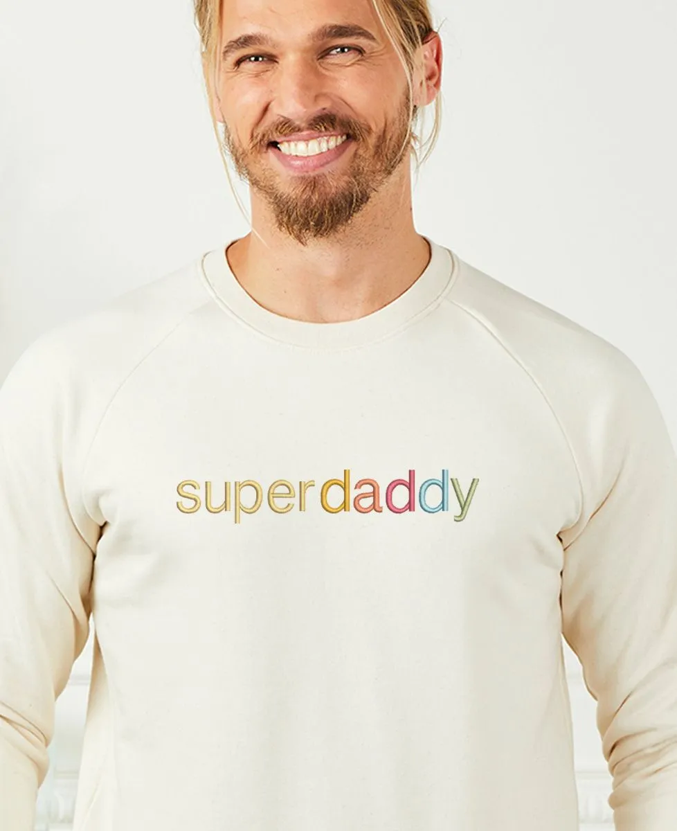 Sweatshirt homme Super Daddy Multicolore