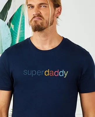 Sweatshirt homme Super Daddy Multicolore