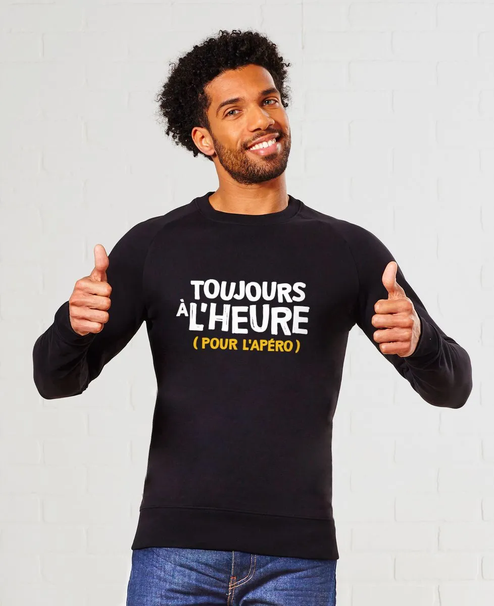 Sweatshirt homme Toujours à l'heure II