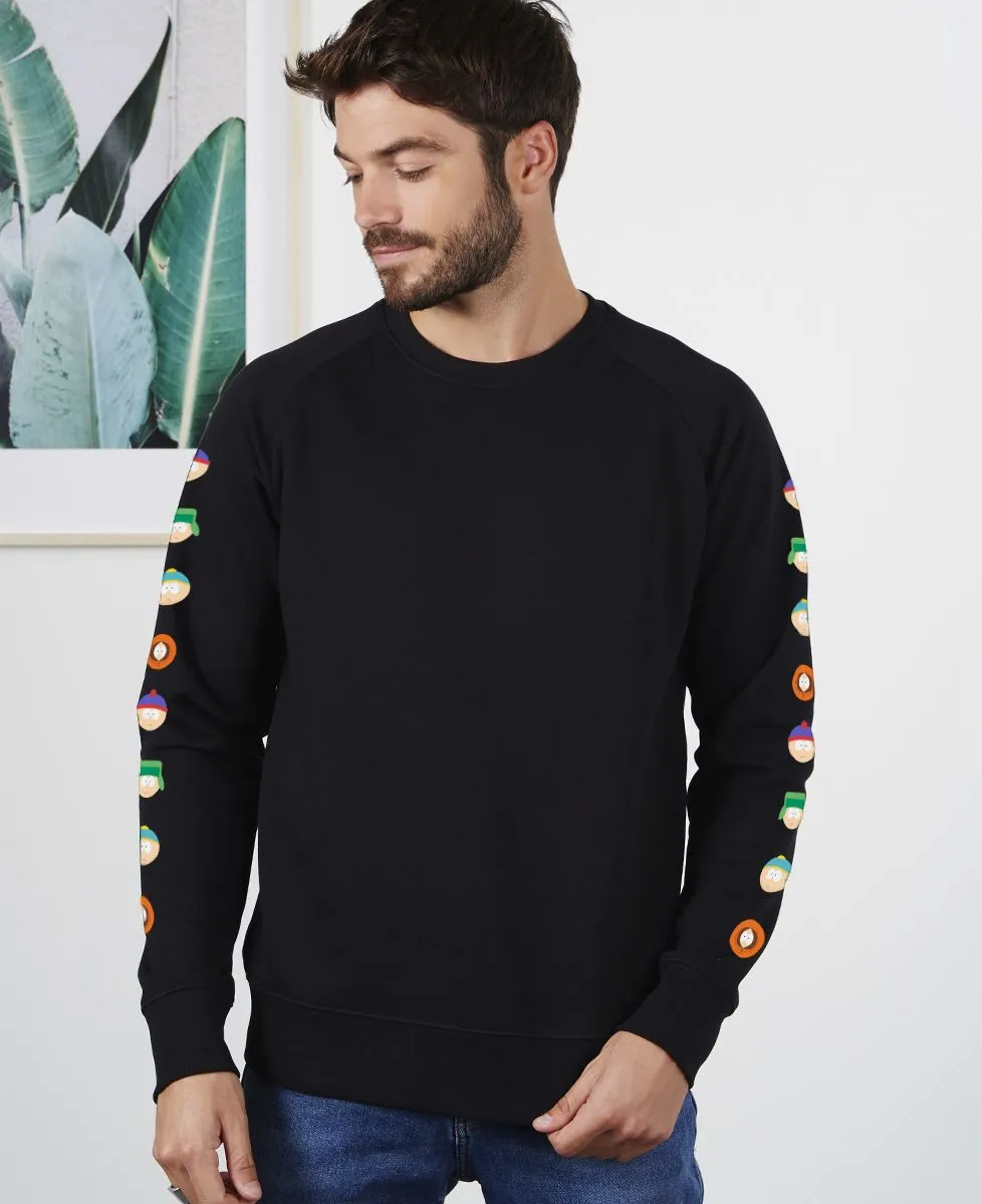 Sweatshirt homme Têtes sur les manches (South Park)