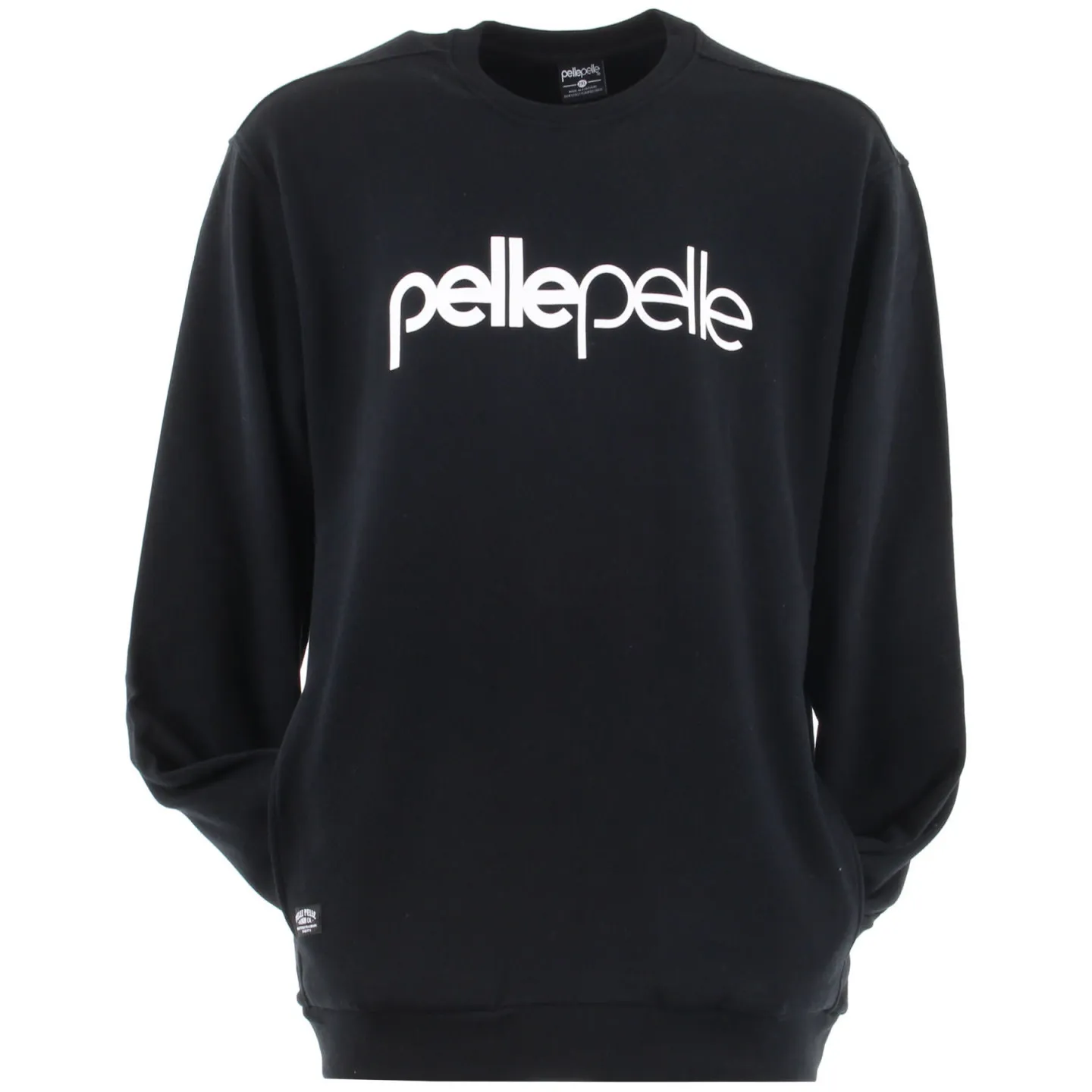 Sweatshirt noir col rond grande taille Pelle Pelle - Hommefort