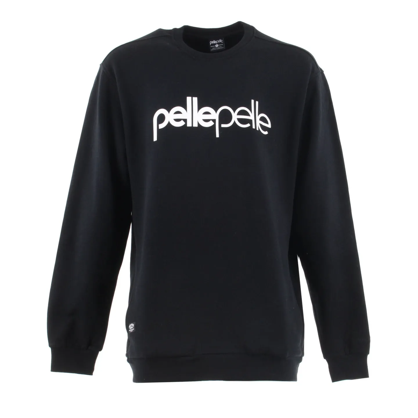 Sweatshirt noir col rond grande taille Pelle Pelle - Hommefort