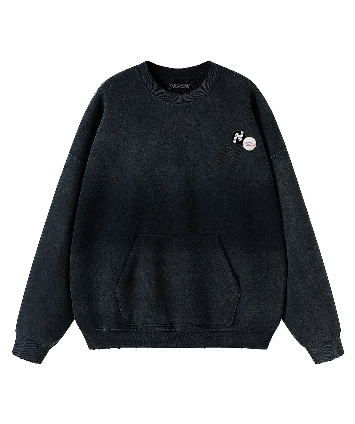 Sweatshirt piper vintage black TRADE