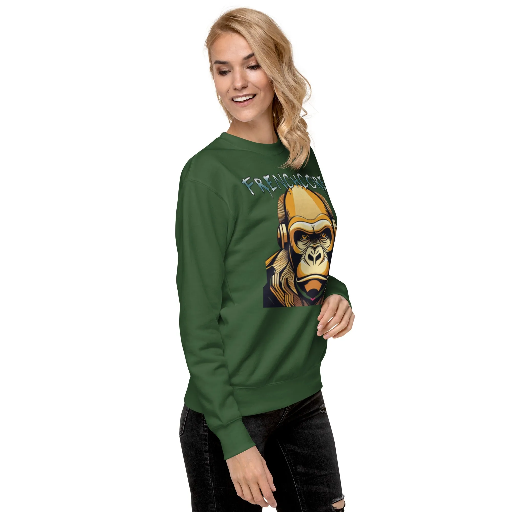 Sweatshirt premium unisexe Gorille Frenchcore