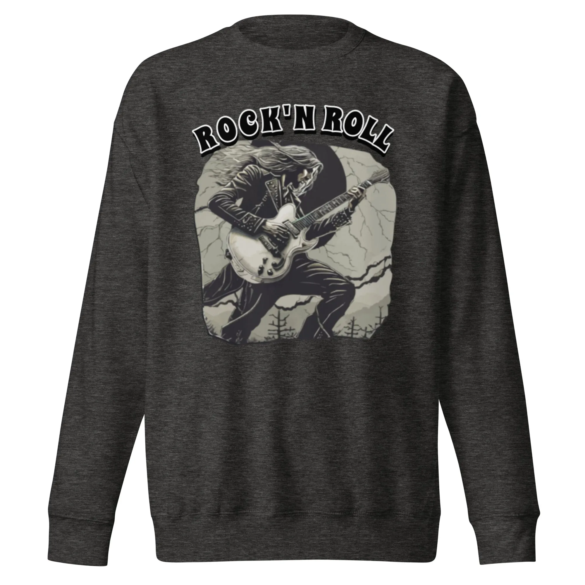 Sweatshirt premium unisexe Rock'nRoll Guitariste