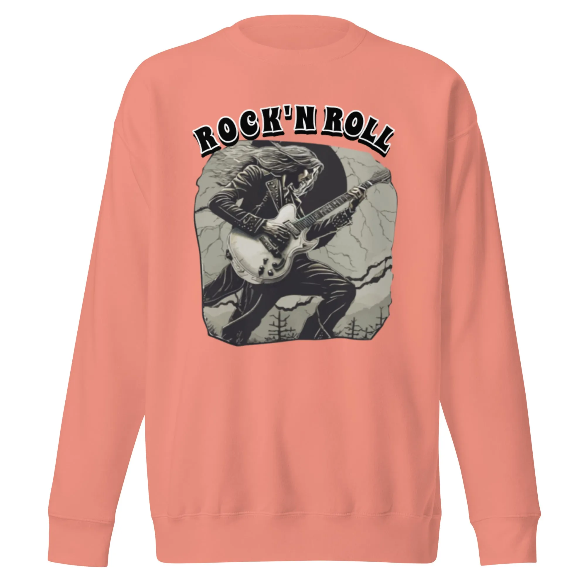 Sweatshirt premium unisexe Rock'nRoll Guitariste