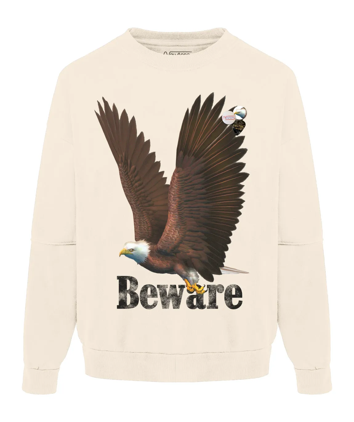 Sweatshirt roller natural BEWARE