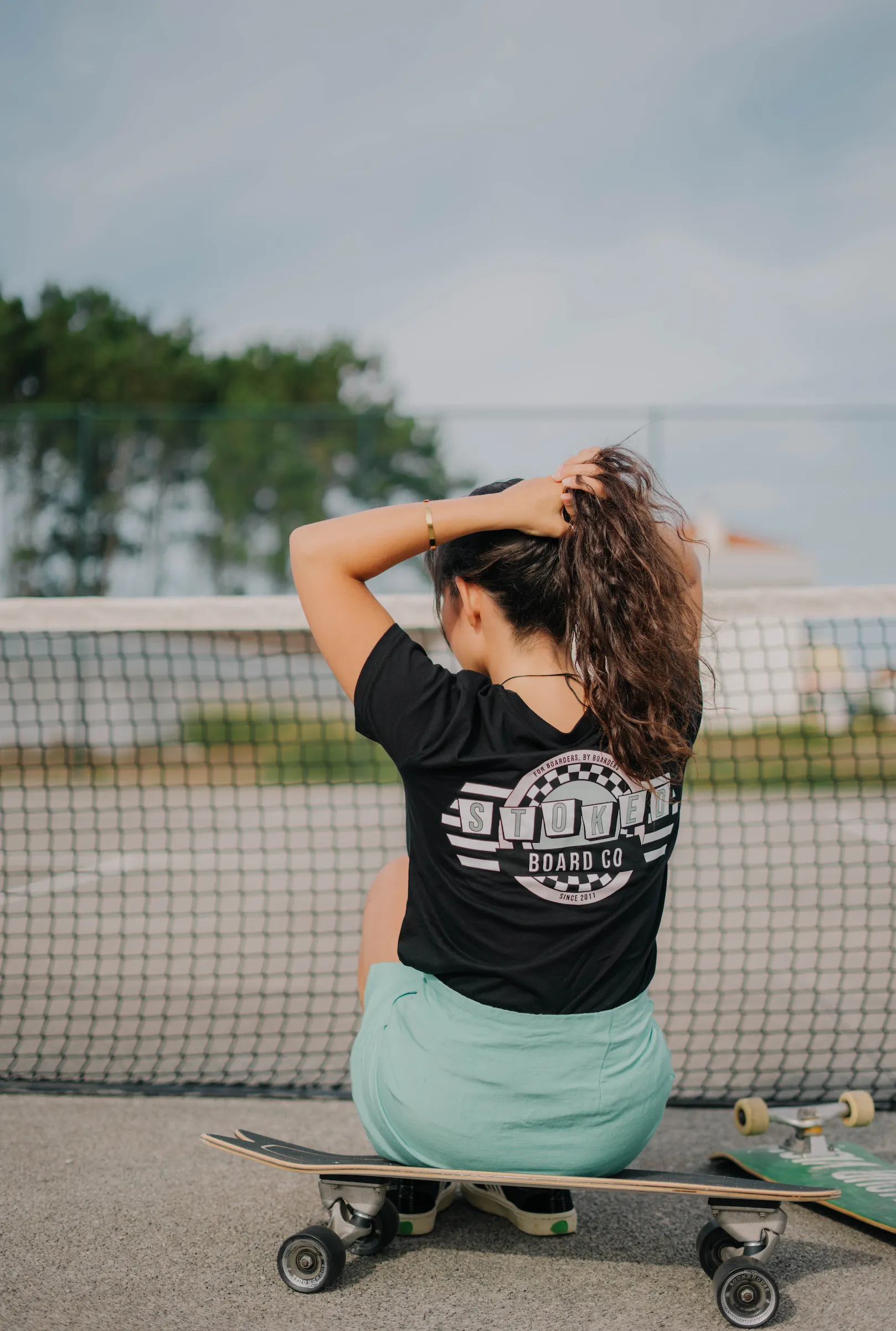 T-shirt American Diner Noir