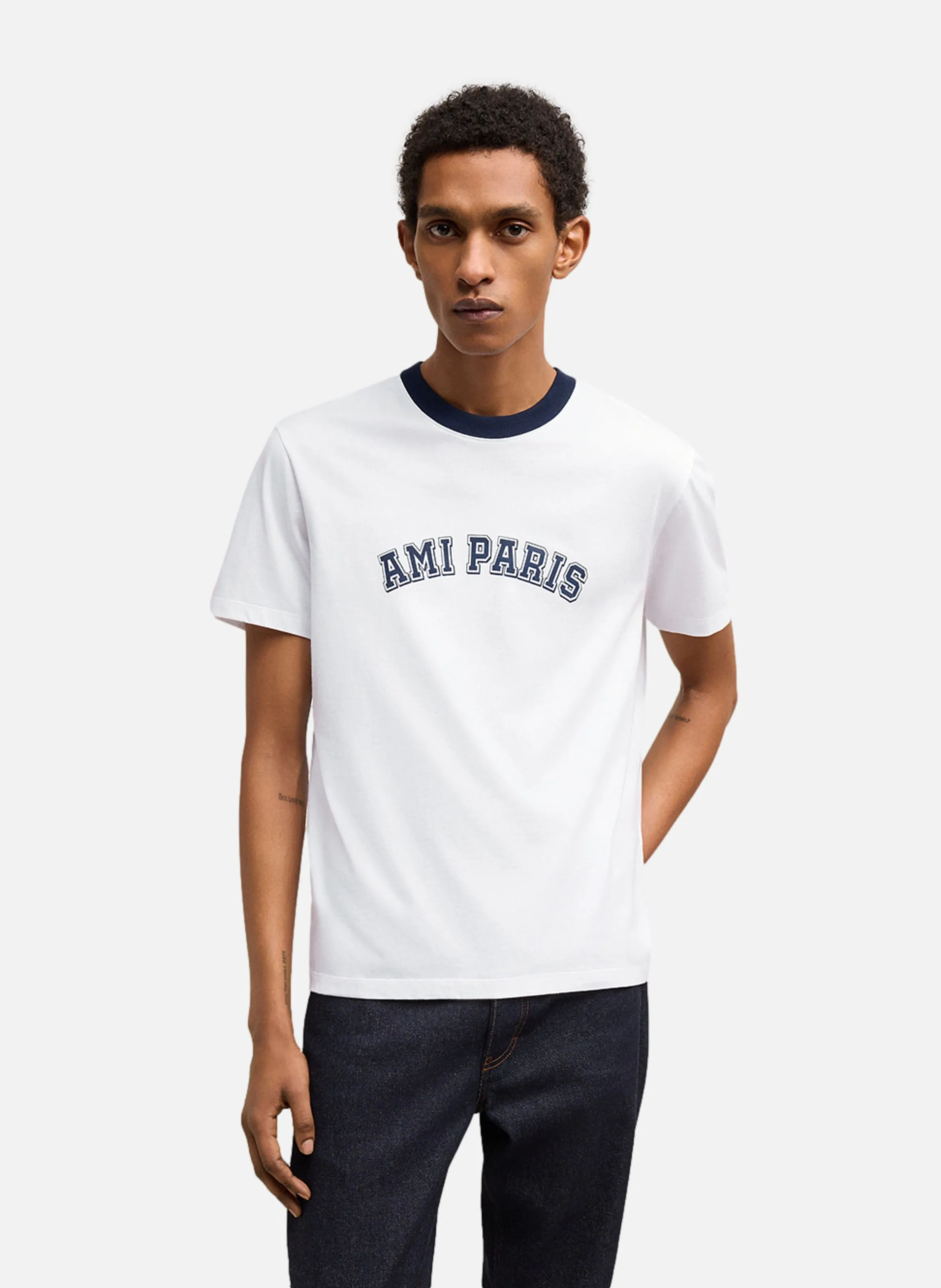 T-SHIRT AMI PARIS UNISEXE - AMI PARIS pour HOMME | Printemps