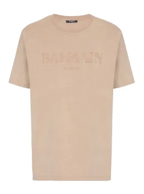 T-SHIRT AMPLE AVEC BRODERIE BALMAIN VINTAGE - BALMAIN pour HOMME | Printemps