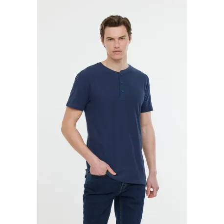 T-shirt AZZO MC Navy