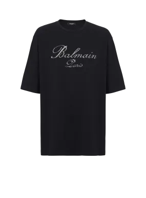 T-shirt Balmain Signature brodé