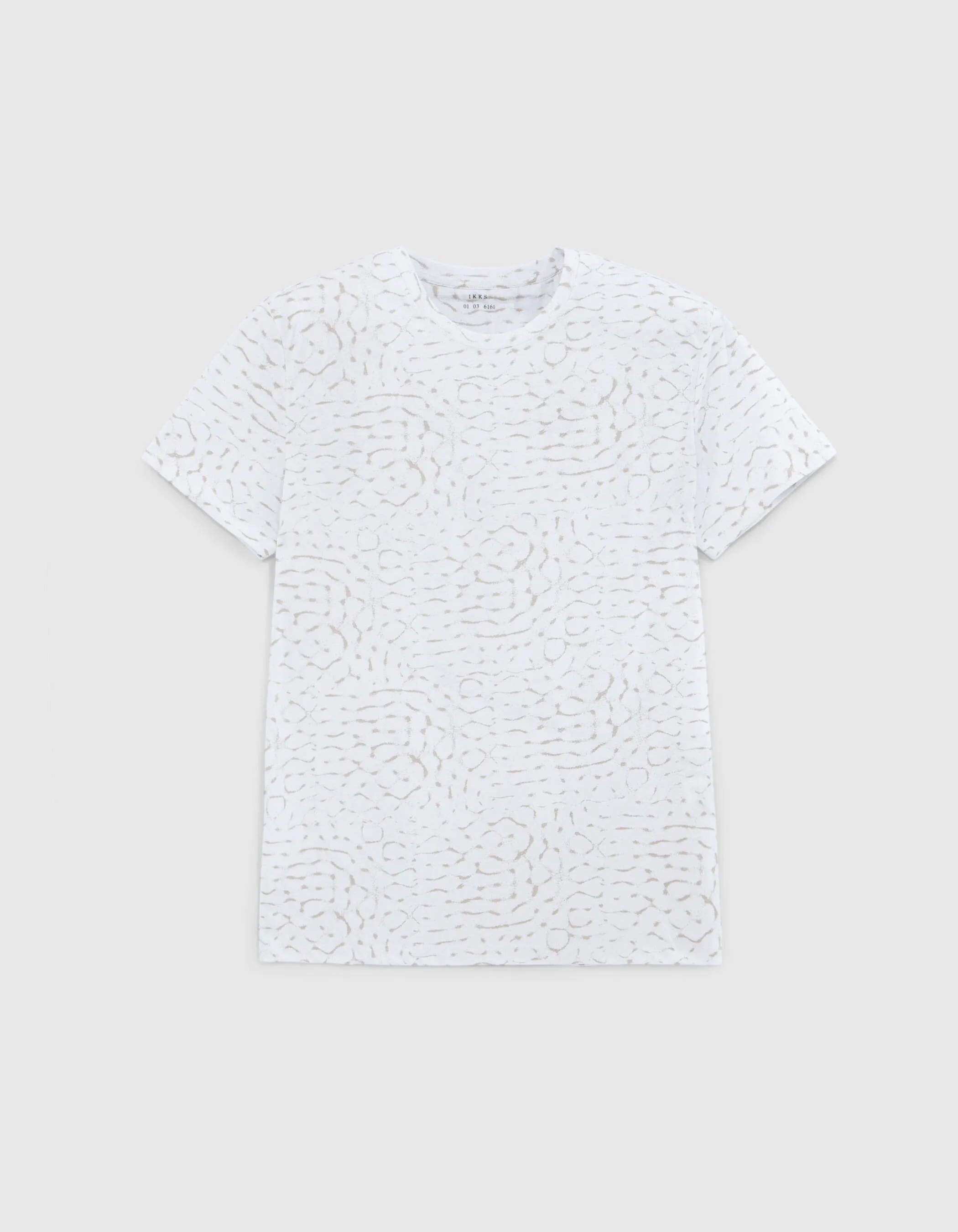 T-shirt blanc DRY FAST motif animalier Homme